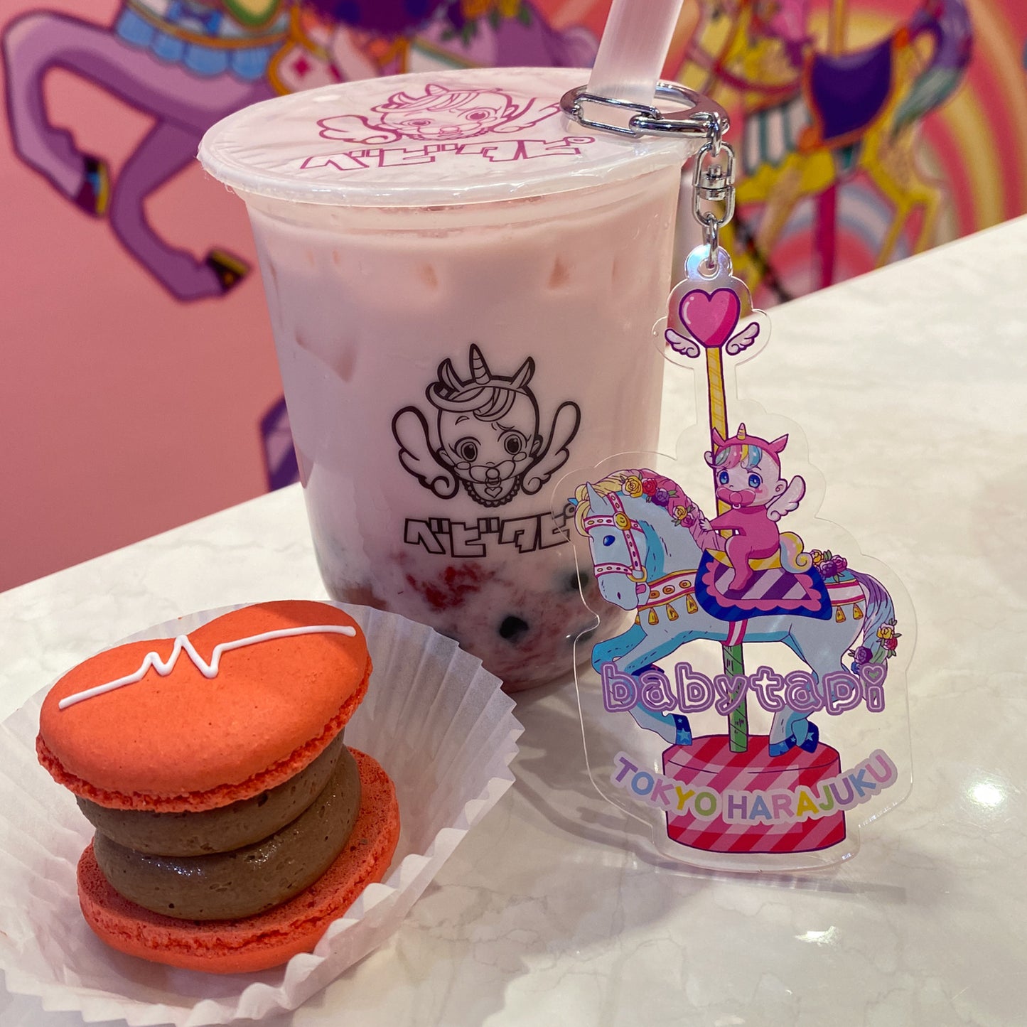 ベビタピ HARAJUKUキーホルダー(ベビタピ)