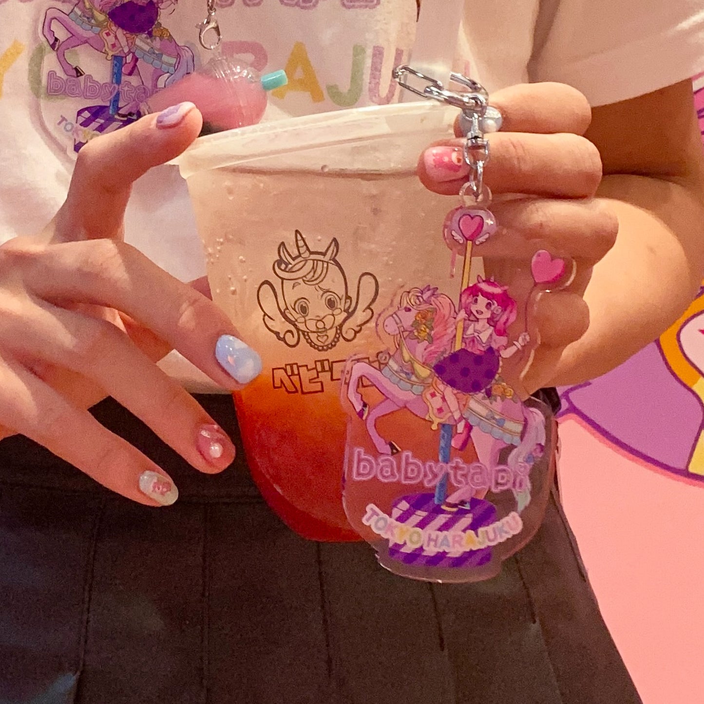 ベビタピ HARAJUKUキーホルダー(しなこちゃん)
