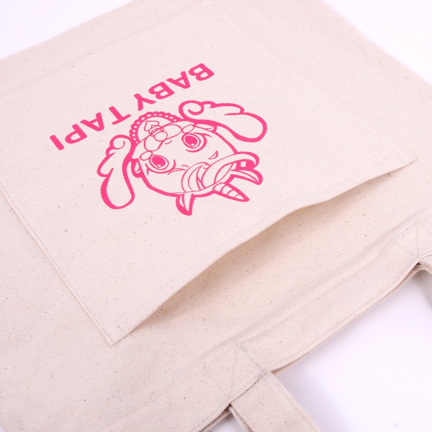 BABYTAPI ロゴプリント トートバッグ(White)