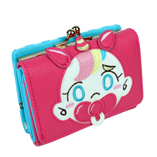 BT-202キャラ口金三つ折り財布