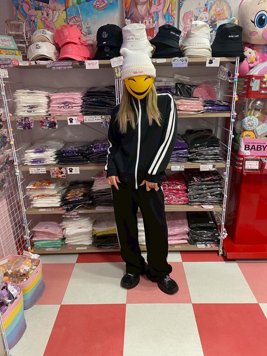 ベビタピセットアップジャージ　[BLK]