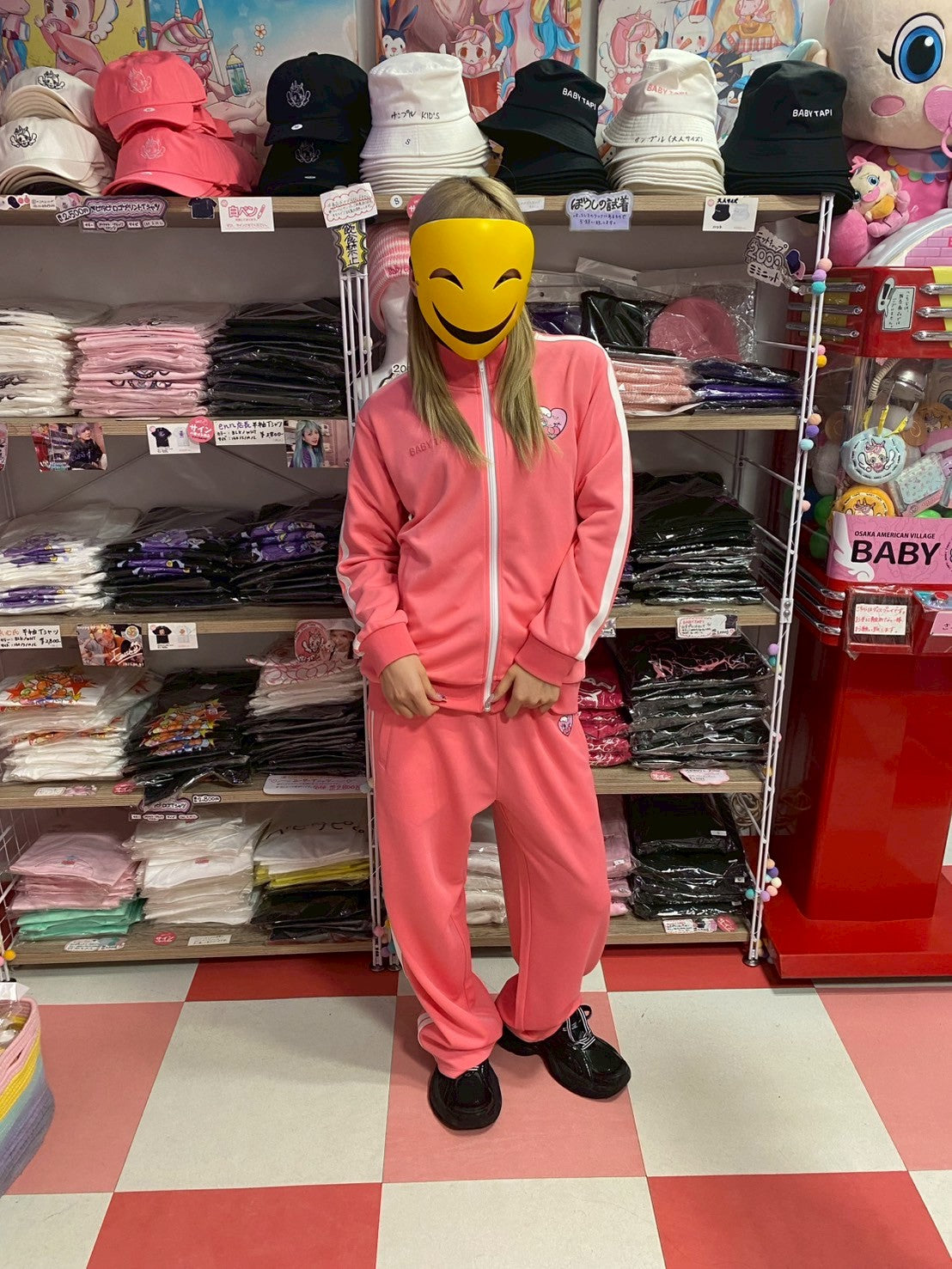 ベビタピセットアップジャージ　[PNK]