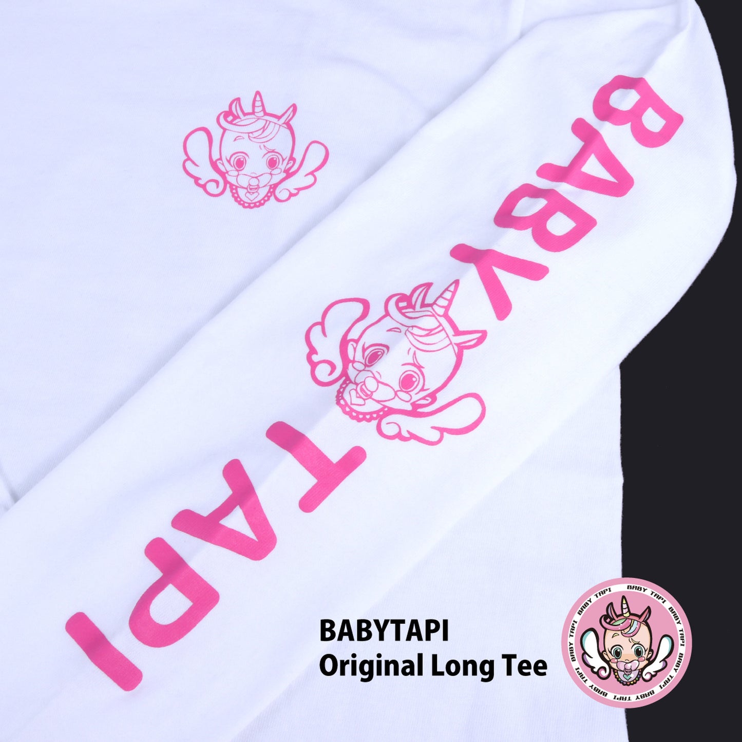 BABYTAPI　ロゴプリントロンT [White] BT-003