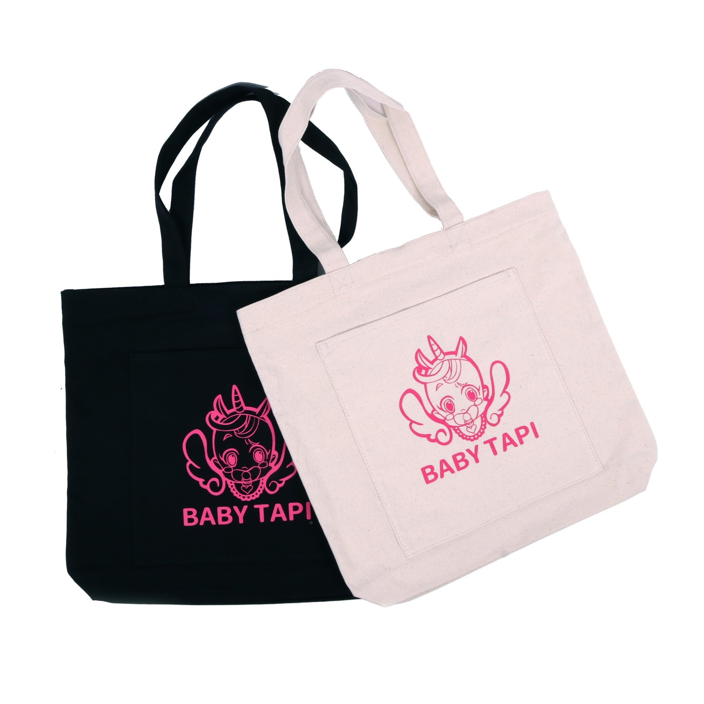 BABYTAPI　ロゴプリント　トートバッグ(White)